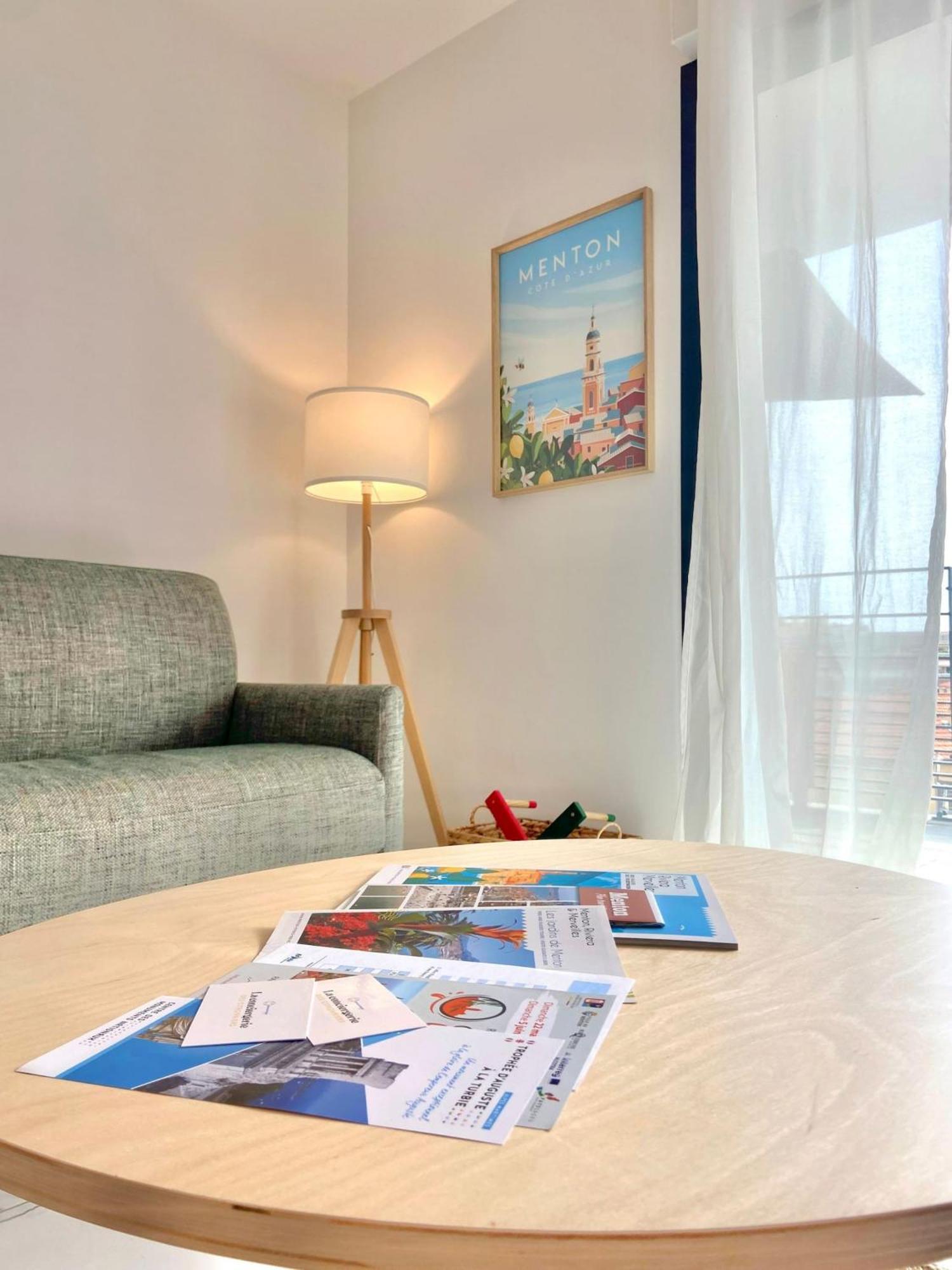 Apartamento 'Cap Riviera' Proche Gare Et Centre Menton Exterior foto