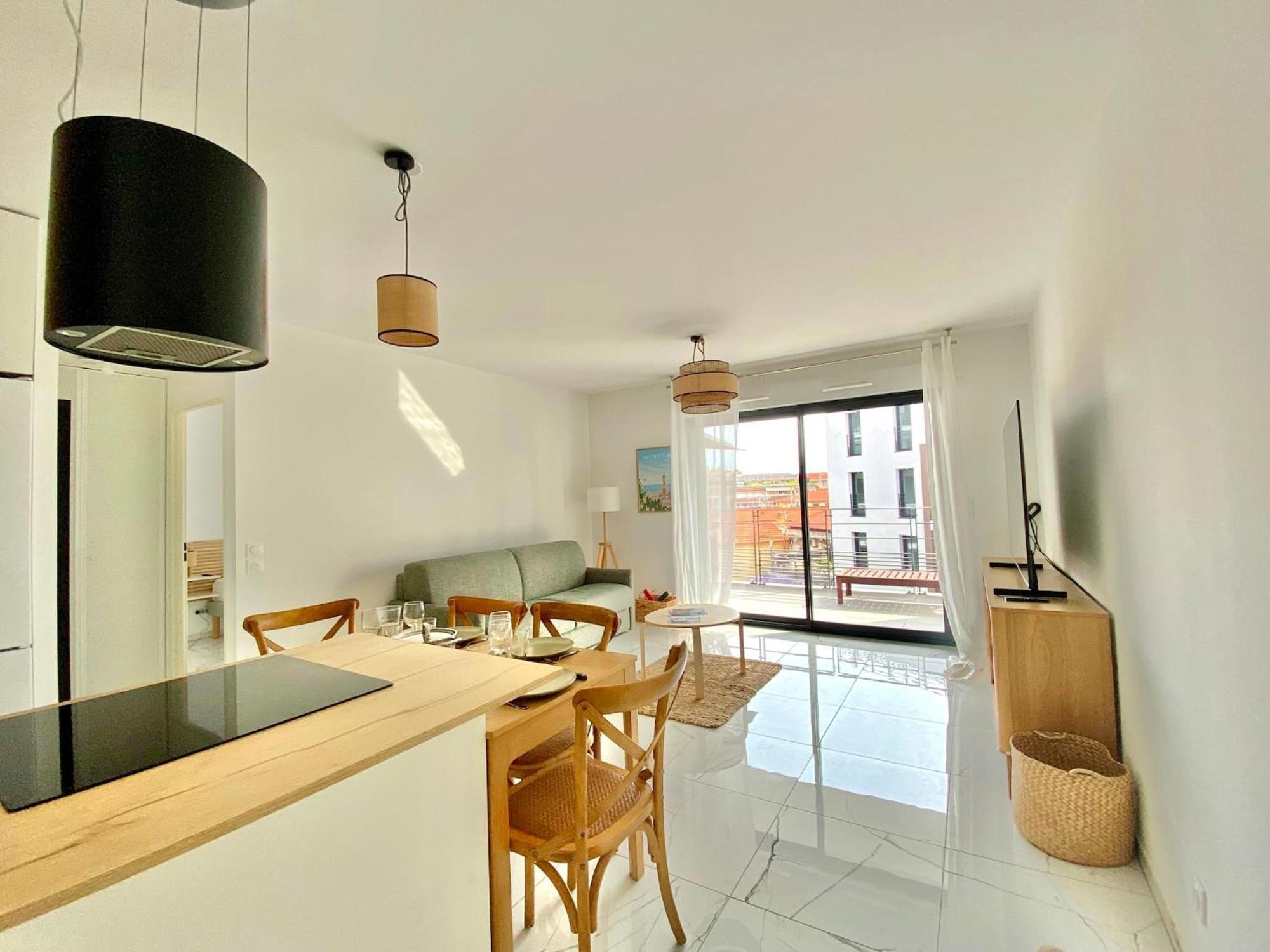 Apartamento 'Cap Riviera' Proche Gare Et Centre Menton Exterior foto
